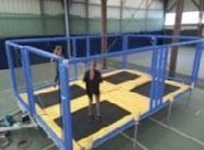 4 TRAMPOLINES SUR REMORQUE